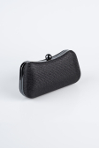 Black Silvery Evening Bag KC249