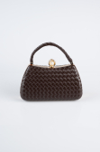 Brown Leather Night Bag KC752