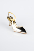 Gold Mirror Evening Shoe AB2102