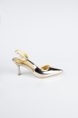 Gold Mirror Evening Shoe AB2102