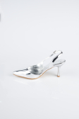 Silver Mirror Evening Shoe AB2102