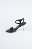 Black Leather Evening Shoe AB2112