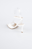 White Patent Leather Evening Shoe AB2113
