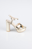 Gold Skin Platform Heel ABC2104