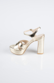 Gold Skin Platform Heel ABC2104