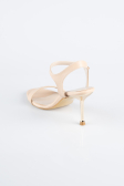Mink Leather Evening Shoe AB2112