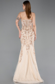 Long Gold Haute Couture Dress ABU6116