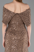 Long Brown Dantelle Prom Gown ABU6119