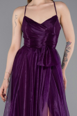 Long Purple Prom Gown ABU6123