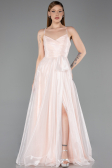 Long Powder Color Prom Gown ABU6123