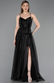 Long Black Prom Gown ABU6123
