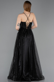 Long Black Prom Gown ABU6123