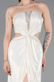 Long Beige Prom Gown ABU6127