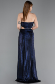 Long Navy Blue Prom Gown ABU6127