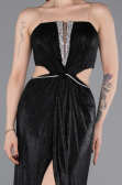 Long Black Prom Gown ABU6127