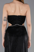Long Black Prom Gown ABU6127