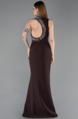 Long Brown Mermaid Evening Gown ABU6128