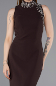 Long Brown Mermaid Evening Gown ABU6128