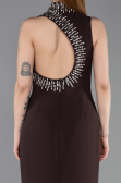 Long Brown Mermaid Evening Gown ABU6128