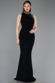 Long Black Mermaid Evening Gown ABU6128