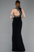 Long Black Mermaid Evening Gown ABU6128