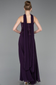 Long Purple Chiffon Evening Dress ABU6150