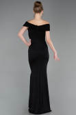 Long Black Plus Size Evening Gown ABU5714