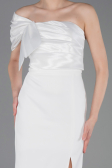 Midi White Cocktail Dress ABK2625