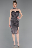 Midi Anthracite Cocktail Dress ABK2627