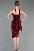 Midi Burgundy Cocktail Dress ABK2627