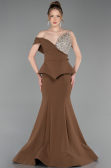 Long Brown Mermaid Evening Gown ABU6153