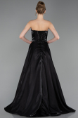 Long Black Beaded Evening Dress ABU6125
