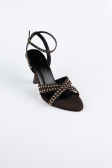 Brown Stony Evening Shoe AB2118