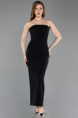 Midi Black Party Dress ABK2628