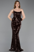 Long Brown Mermaid Prom Dress ABU5721