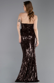 Long Brown Mermaid Prom Dress ABU5721