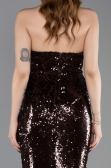 Long Brown Mermaid Prom Dress ABU5721
