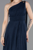Long Navy Blue Evening Dress ABU6164