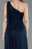 Long Navy Blue Evening Dress ABU6164