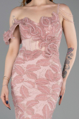 Long Powder Color Evening Dress ABU6059