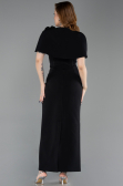 Midi Black Party Dress ABK2628