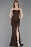 Long Brown Dantelle Prom Gown ABU6172
