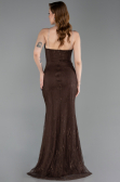Long Brown Dantelle Prom Gown ABU6172