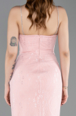 Long Powder Color Dantelle Prom Gown ABU6172