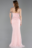 Long Powder Color Dantelle Prom Gown ABU6172