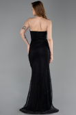 Long Black Dantelle Prom Gown ABU6172