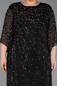 Long Black Formal Plus Size Dress ABU6122