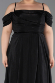 Long Black Formal Plus Size Dress ABU6185