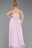 Long Powder Color Chiffon Evening Dress ABU6188