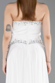 Long White Chiffon Evening Dress ABU6188